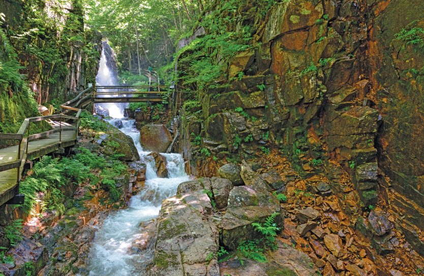 Flume Gorge Visitor Center, New Hampshire, USA